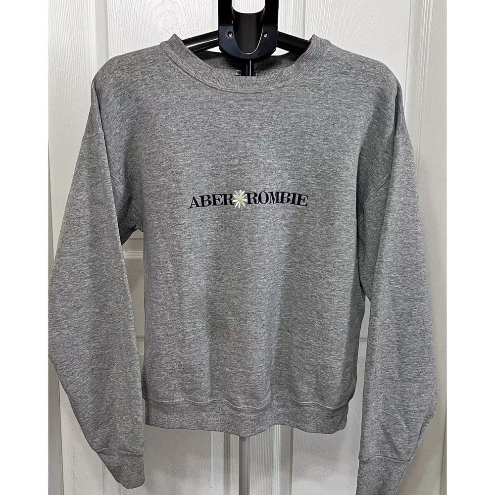 Vintage Y2K Rare Abercrombie Preppy Light Academia Softgirl Sweatshirt Women's L